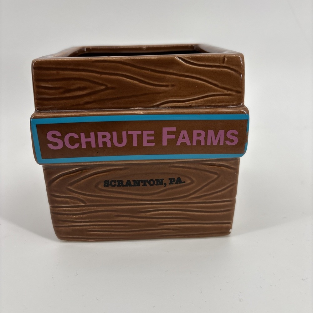 The Office Schrute Farms Scranton PA Ceramic Planter Culturefly Exclusive 4"‎